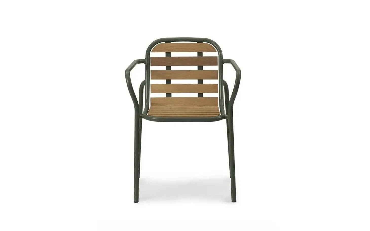 Normann Copenhagen - Havestol - armstol - Vig Robinie - Mørke grøn