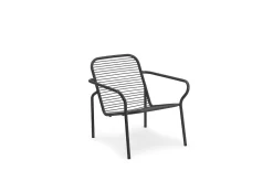 Normann Copenhagen - Havestol - Lounge stol - Vig - Sort