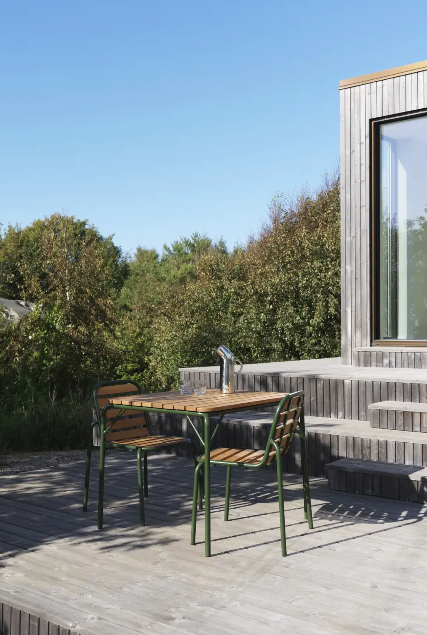 Normann Copenhagen - Havestol - Vig Robinie - Mørke grøn