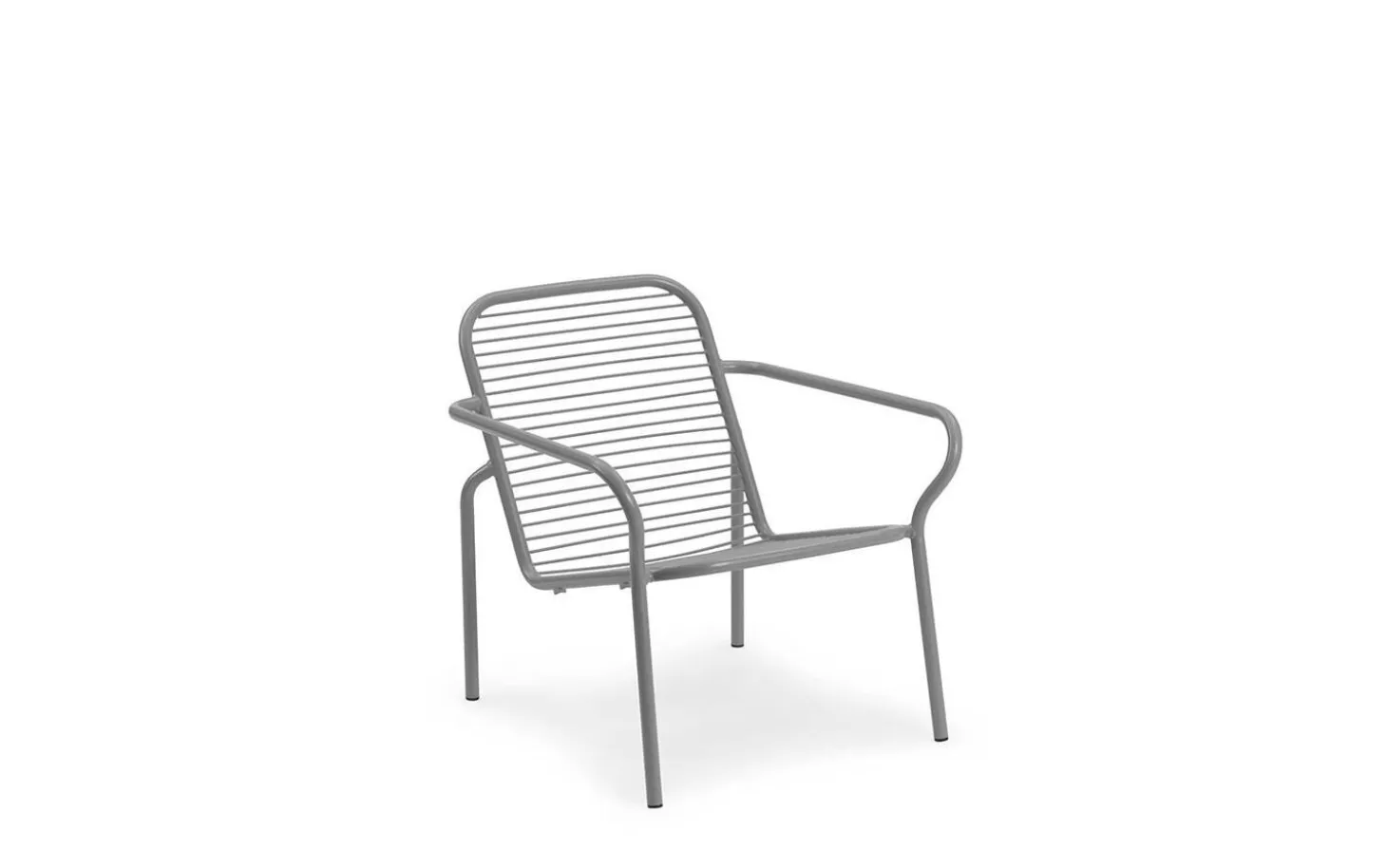 Normann Copenhagen - Havestol - Lounge stol - Vig - Grå