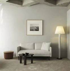 Normann Copenhagen - Hide Opbevarings Puf Small - Blå - Small
