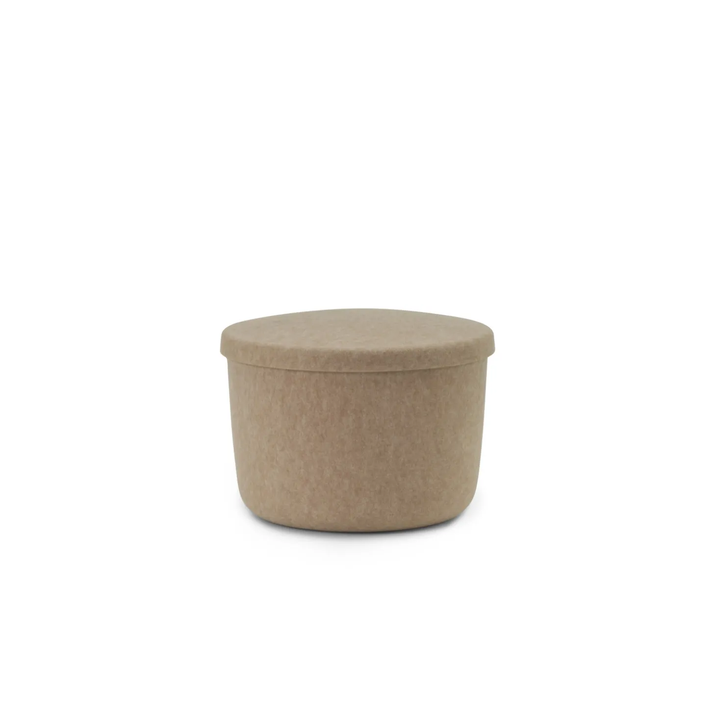 Normann Copenhagen - Hide Opbevarings Puf - Sand - Small