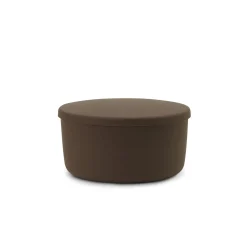 Normann Copenhagen - Hide Opbevarins Puf Large - Brun