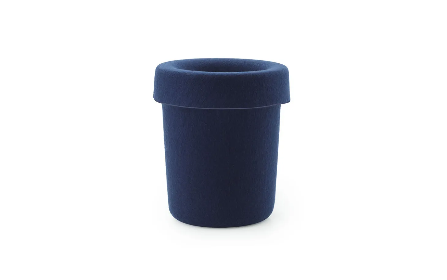 Normann Copenhagen - Hide Office Bin Dark Blue