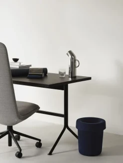 Normann Copenhagen - Hide Office Bin Dark Blue