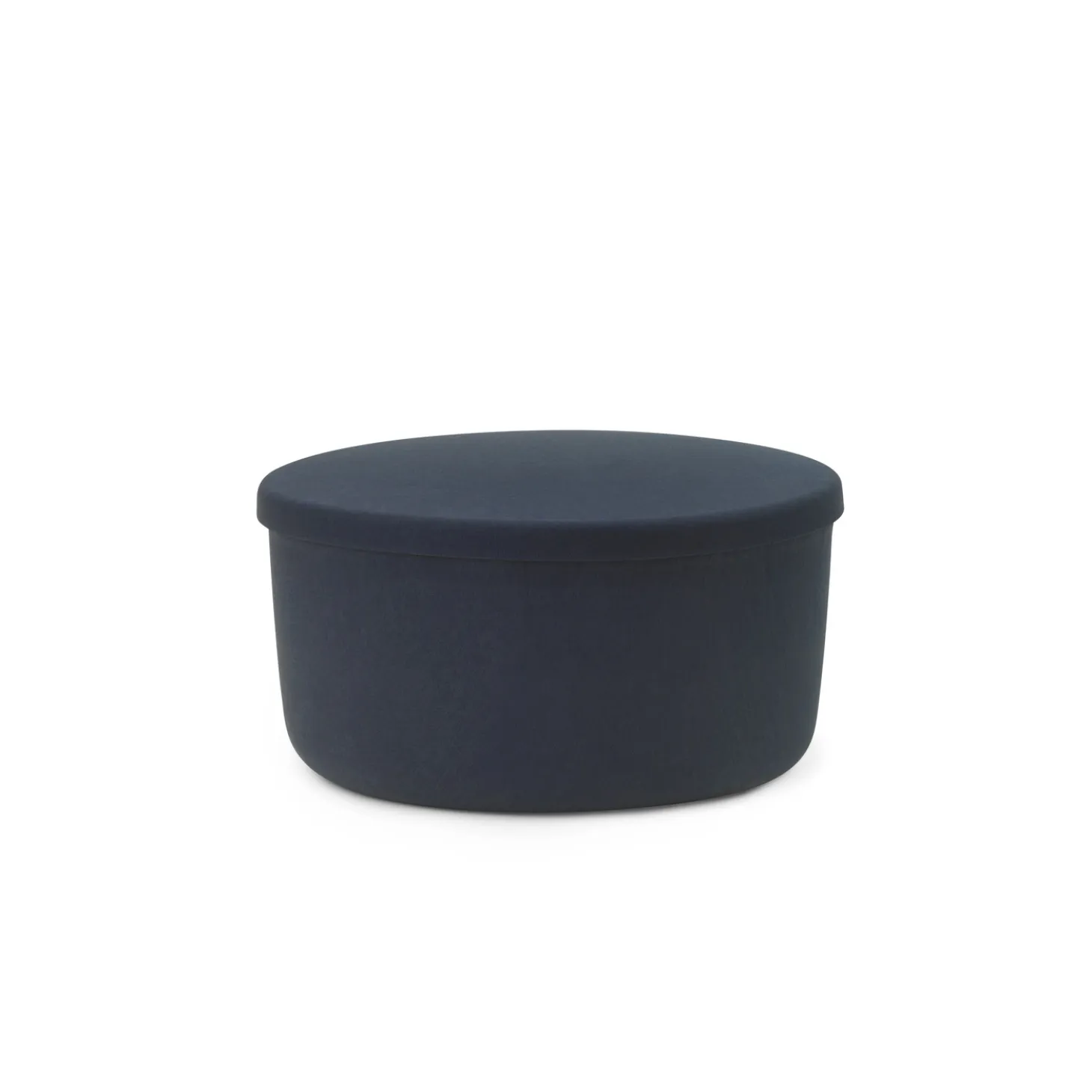 Normann Copenhagen - Hide Opbevarings Puf - Blå - Large