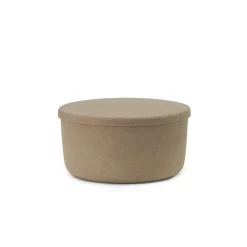 Normann Copenhagen - Hide Opbevarings Puf - Sand - Large
