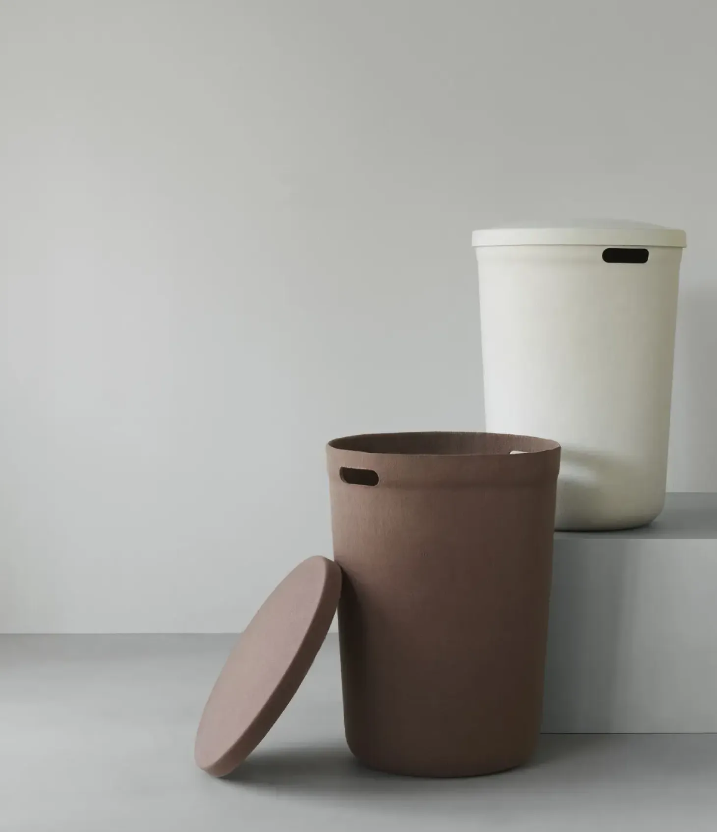Normann Copenhagen - Hide Laundry Basket Brown