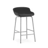 Normann Copenhagen - Hyg Barstool 65 cm Full Upholstery Grey Steel