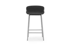 Normann Copenhagen - Hyg Barstool 65 cm Full Upholstery Grey Steel