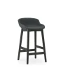 Normann Copenhagen - Hyg Barstool 65 cm Full Upholstery Black Oak