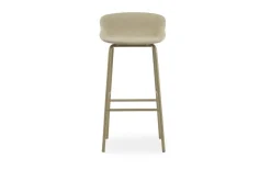 Normann Copenhagen - Hyg Barstool 75 cm Full Upholstery Sand Steel