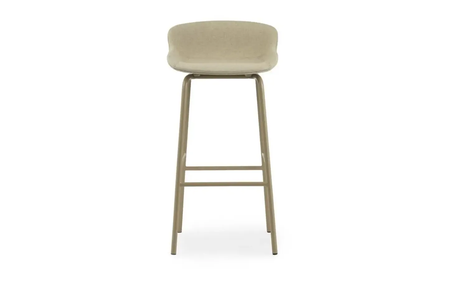 Normann Copenhagen - Hyg Barstool 75 cm Full Upholstery Sand Steel