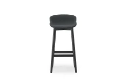 Normann Copenhagen - Hyg Barstool 75 cm Full Upholstery Black Oak