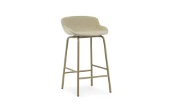 Normann Copenhagen - Hyg Barstool 65 cm Full Upholstery Sand Steel