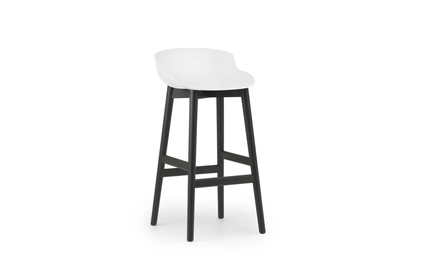 Normann Copenhagen - Hyg Barstool 75 cm Black Oak