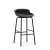 Normann Copenhagen - Hyg Barstool 75 cm Full Upholstery Black Steel