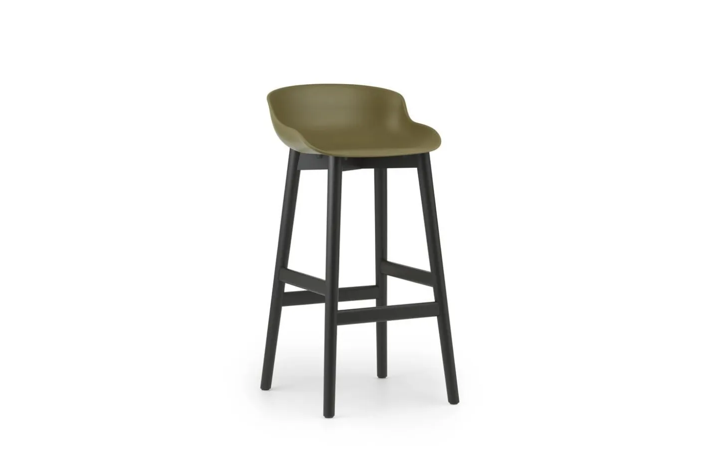 Normann Copenhagen - Hyg Barstool 75 cm Black Oak