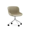 Normann Copenhagen - Hyg Chair Swivel 4W Full Upholstery Alu