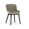 Normann Copenhagen - Hyg Chair Front Upholstery Grey & Black Oak