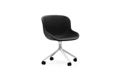 Normann Copenhagen - Hyg Chair Swivel 4W Full Upholstery Alu
