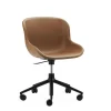 Normann Copenhagen - Hyg Chair Swivel 5W Gas Lift Full Upholstery Black Alu