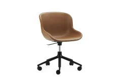 Normann Copenhagen - Hyg Chair Swivel 5W Gas Lift Full Upholstery Black Alu