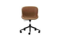 Normann Copenhagen - Hyg Chair Swivel 5W Gas Lift Full Upholstery Black Alu