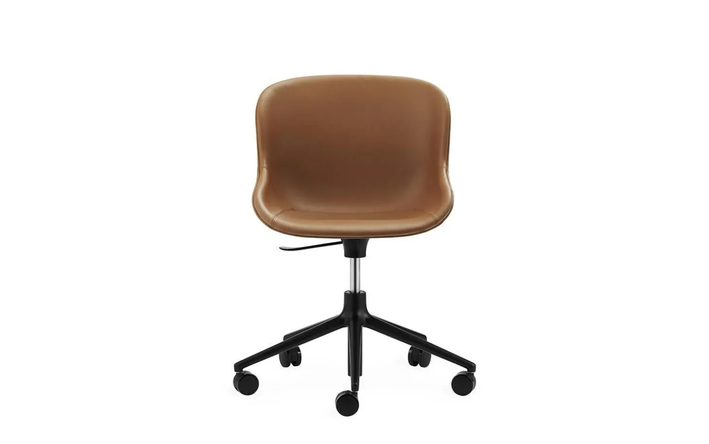 Normann Copenhagen - Hyg Chair Swivel 5W Gas Lift Full Upholstery Black Alu