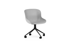 Normann Copenhagen - Hyg Chair Swivel 4W Black Alu