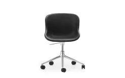 Normann Copenhagen - Hyg Chair Swivel 5W Gas Lift Full Upholstery Alu