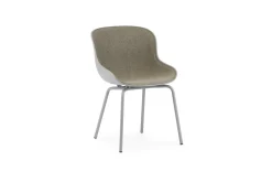 Normann Copenhagen - Hyg Chair Front Upholstery Grey & Grey Steel