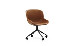 Normann Copenhagen - Hyg Chair Swivel 4W Full Upholstery Black Alu