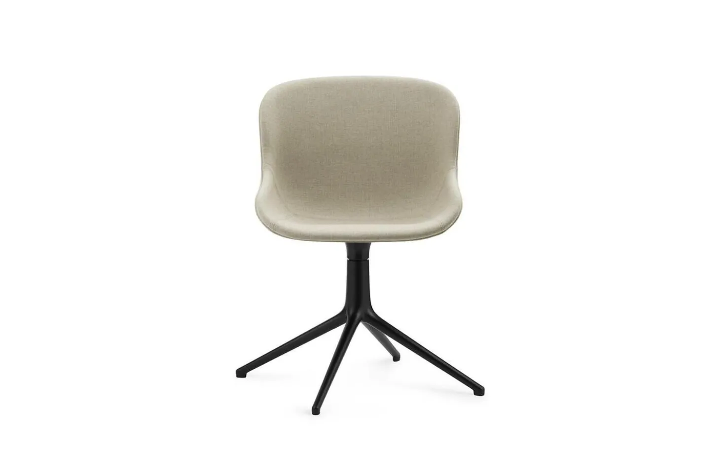Normann Copenhagen - Hyg Chair Swivel 4L Full Upholstery Black Alu