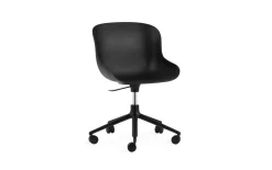 Normann Copenhagen - Hyg Chair Swivel 5W Gas Lift Black Alu