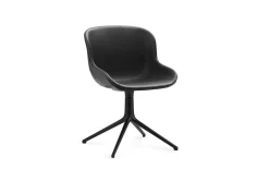 Normann Copenhagen - Hyg Chair Swivel 4L Full Upholstery Black Alu