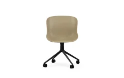 Normann Copenhagen - Hyg Chair Swivel 4W Black Alu