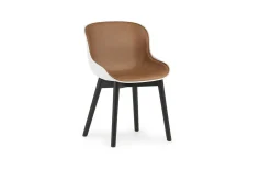 Normann Copenhagen - Hyg Chair Front Upholstery White & Black Oak