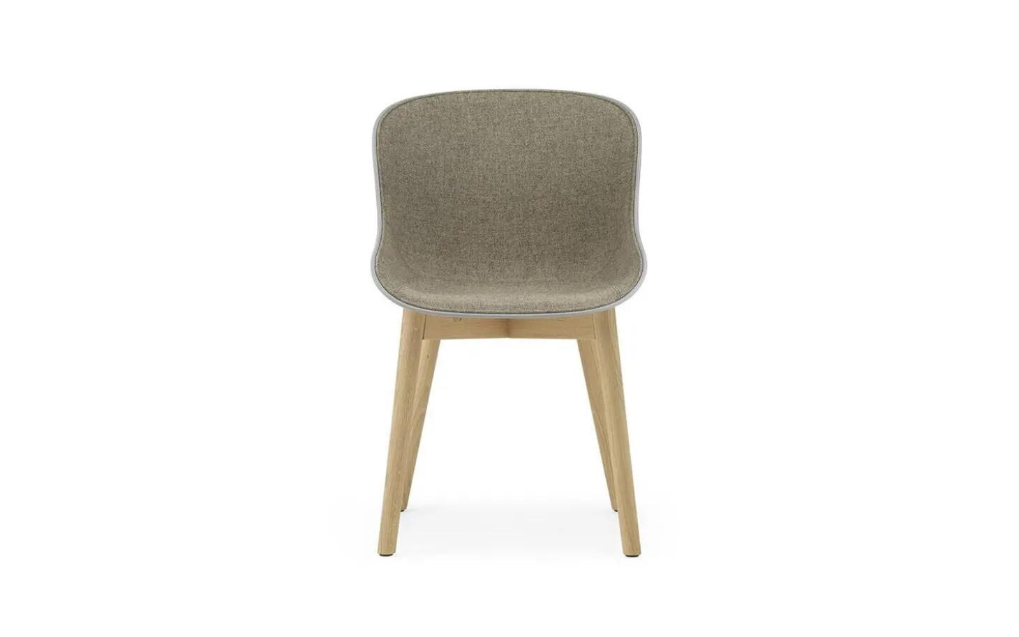 Normann Copenhagen - Hyg Chair Front Upholstery Grey & Oak