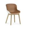 Normann Copenhagen - Hyg Chair Front Upholstery White & Oak
