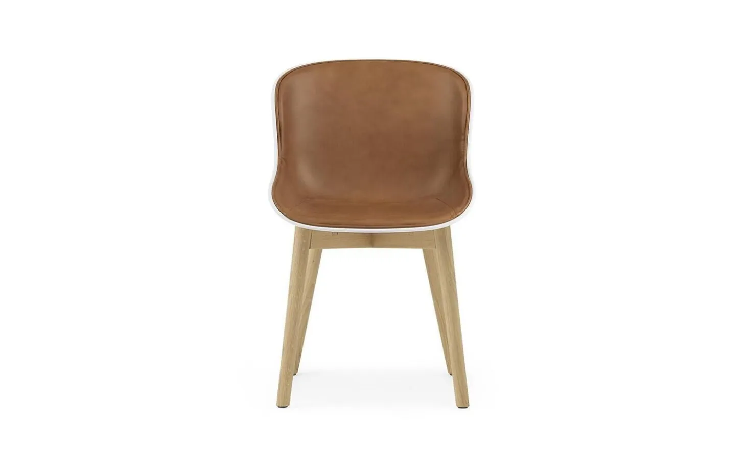 Normann Copenhagen - Hyg Chair Front Upholstery White & Oak