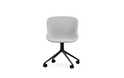 Normann Copenhagen - Hyg Chair Swivel 4W Full Upholstery Black Alu