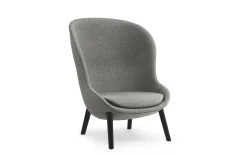 Normann Copenhagen - Hyg Lounge Chair High Black Oak