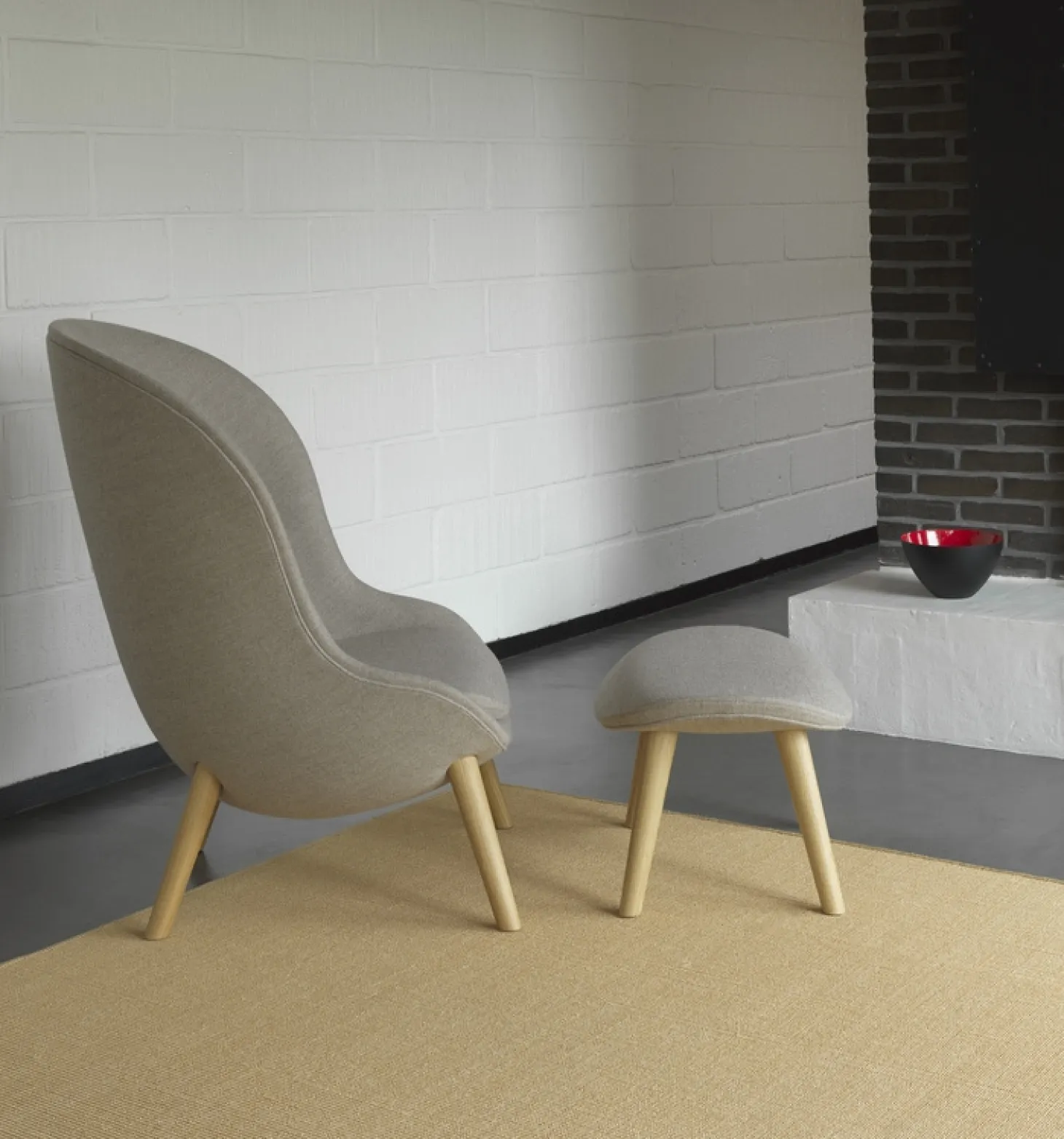 Normann Copenhagen - Hyg Lounge Chair High Oak