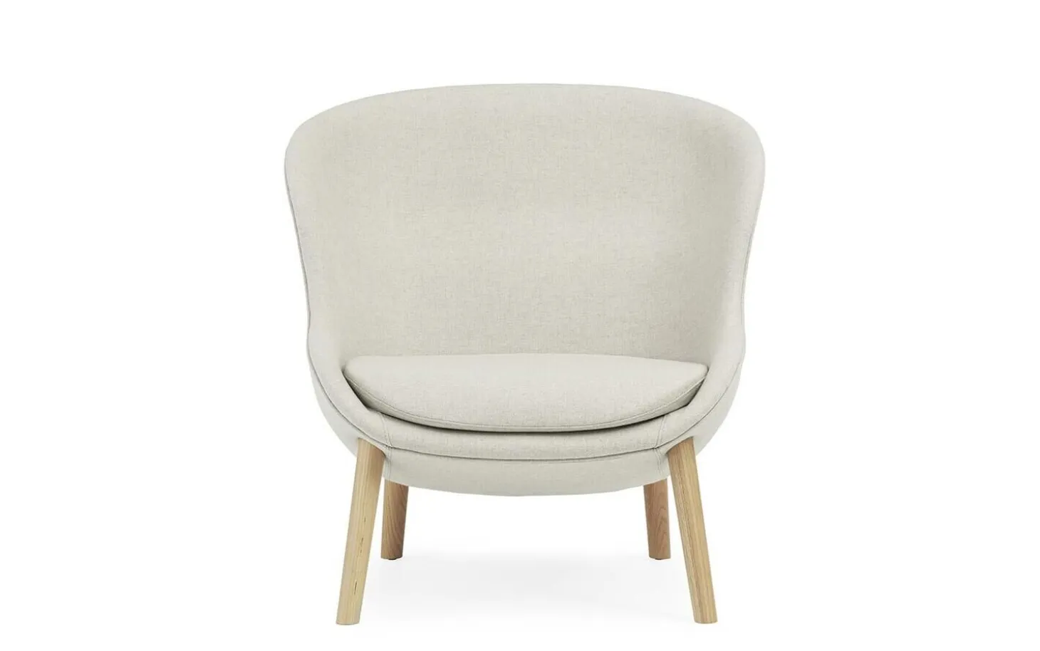 Normann Copenhagen - Hyg Lounge Chair Low Oak