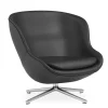Normann Copenhagen - Hyg Lounge Chair Low Swivel Alu