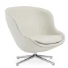 Normann Copenhagen - Hyg Lounge Chair Low Swivel Alu