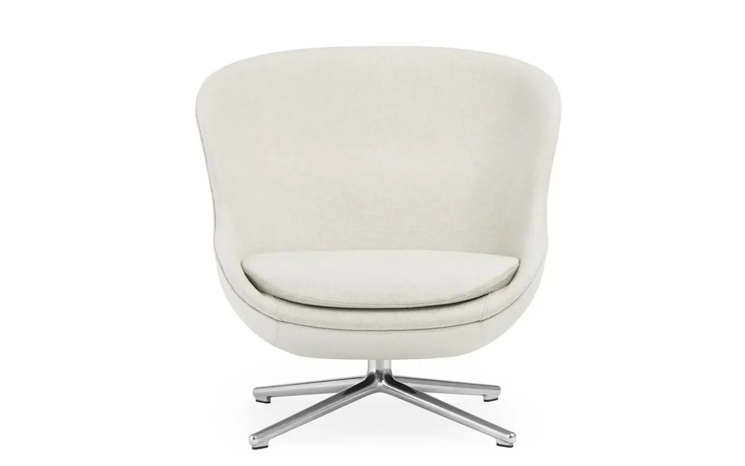 Normann Copenhagen - Hyg Lounge Chair Low Swivel Alu