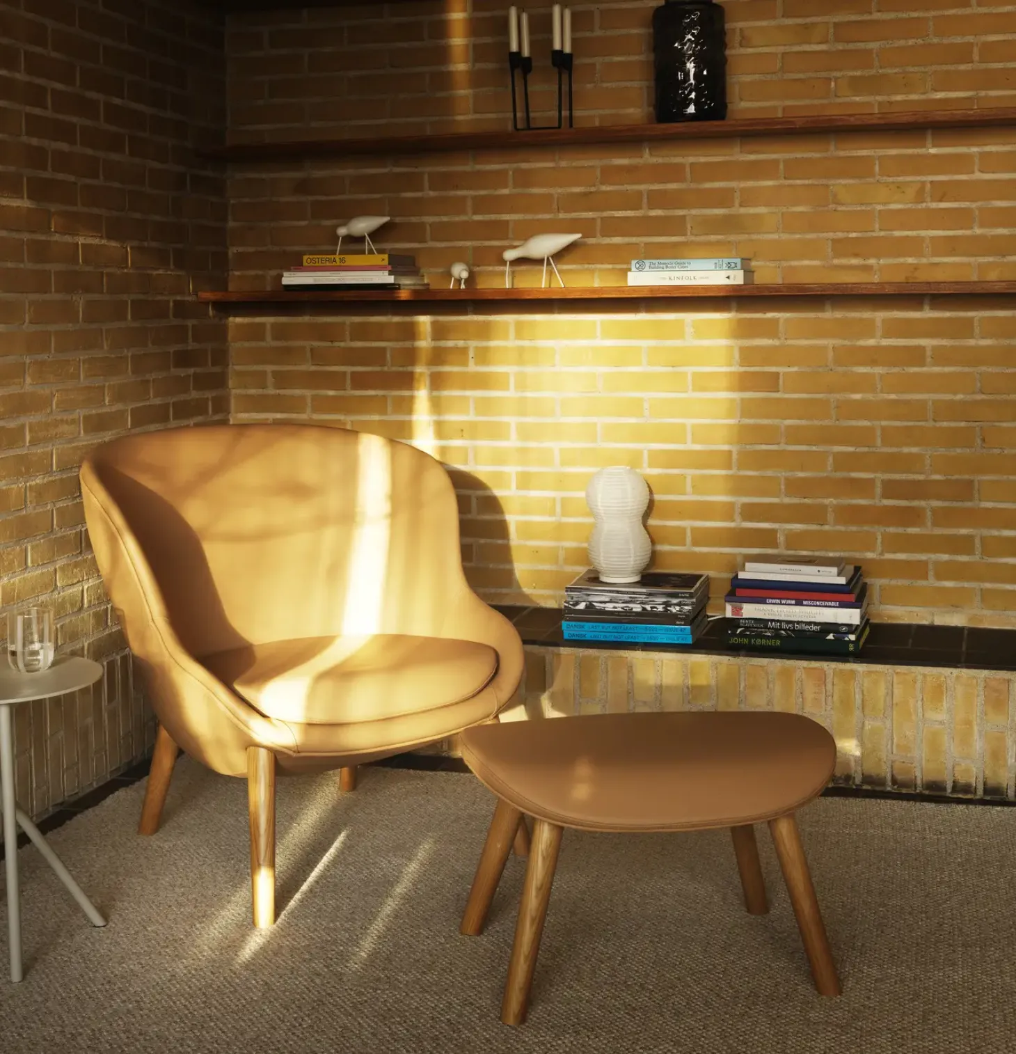 Normann Copenhagen - Hyg Lounge Chair Low Oak
