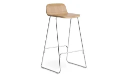 Normann Copenhagen - Just Barstool w. Back 75 cm